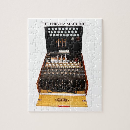 De enigmamachine, militaire overseinen legpuzzel (Verticaal)