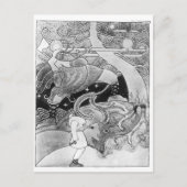 De enorme eik wordt gekapt briefkaart (Voorkant)