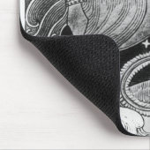 De enorme eikenboom wordt omlaag gesneden muismat (Hoek)