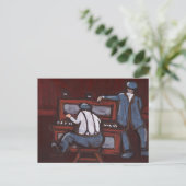 DE ENTERTAINER BRIEFKAART (Staand voorkant)