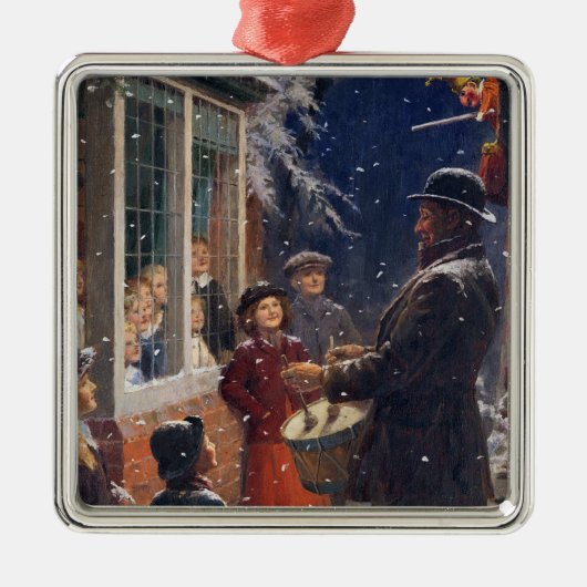 De entertainer metalen ornament (Voorkant)