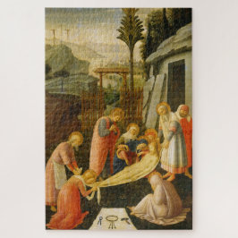 De Entombment van Christus 1450 door Fra Angelico Legpuzzel