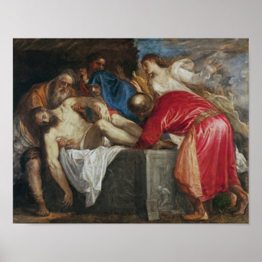 De Entombment van Christus, 1559 Poster (Voorkant)