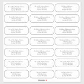 De Envelope van het Weddenschap van het manuscript Sticker (Vel)