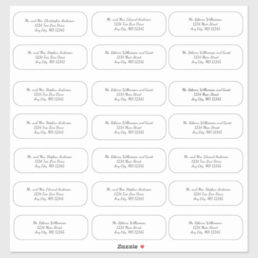 De Envelope van het Weddenschap van het manuscript Sticker (Vel)