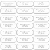 De Envelope van het Weddenschap van het manuscript Sticker (Voorkant)