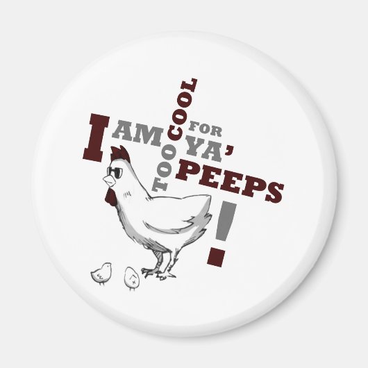 De Epic Rooster Magneet (Voorkant)