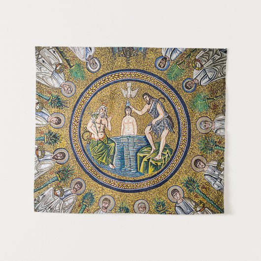 De Epifany Christus Tapestry Wandkleed (Voorkant (horizontaal))
