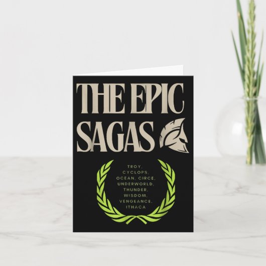 De epische Sagas Odysseus Musical Kaart (Voorkant)