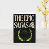 De epische Sagas Odysseus Musical Kaart (Gele Bloem)