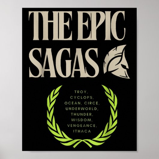 De epische sagen Odysseus Musical Poster (Voorkant)