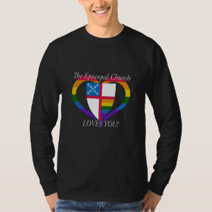 De Episcopale Kerk houdt van je LGBTQ PRIDE T-shirt