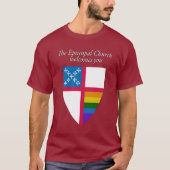 De Episcopale Kerk verwelkomt u LGBTQ T-shirt (Voorkant)