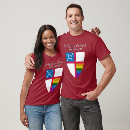 De Episcopale Kerk verwelkomt u LGBTQ T-shirt (Unisex)