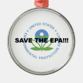 De EPO opslaan Metalen Ornament (Voorkant)