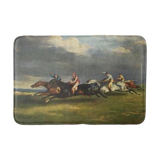 De Epsom Derby Paardenrace Badmat (Voorkant)