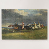 De Epsom Derby Paardenrace Legpuzzel (Horizontaal)
