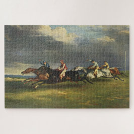 De Epsom Derby Paardenrace Legpuzzel