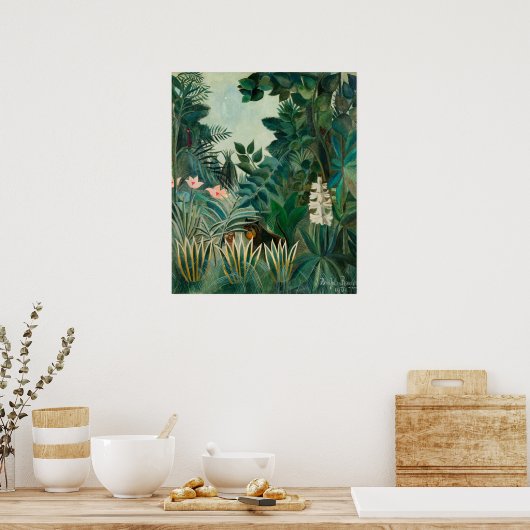 De Equatoriale Jungle Poster (Keuken)