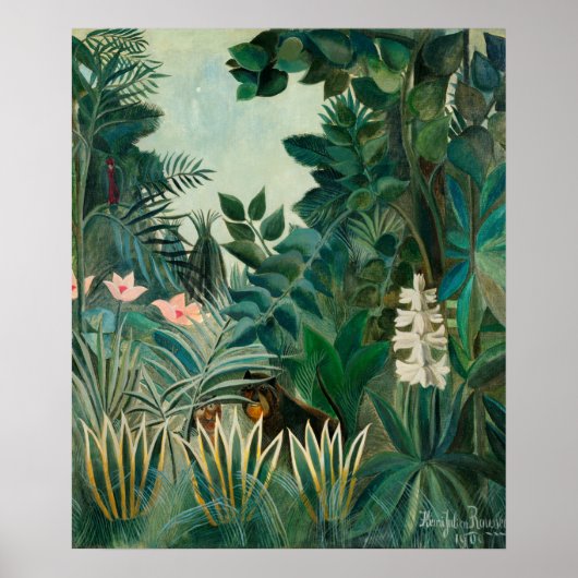 De Equatoriale Jungle Poster (Voorkant)