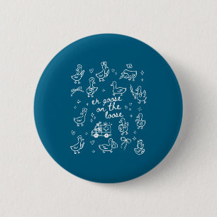 De Er Goose Loose Spoedeisende Hulp Ronde Button 5,7 Cm