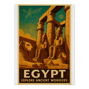 De erfenis van de farao - Tempel van Luxor Perfect Poster