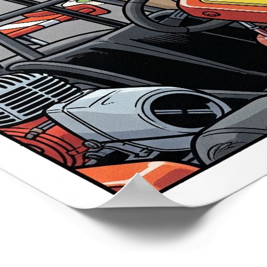 De erfenis van een bestuurder poster (Hoek)