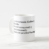 De erfenis van koffie koffiemok (Voorkant links)