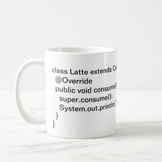 De erfenis van koffie koffiemok (Links)