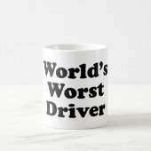 De ergste bestuurder ter wereld koffiemok (Center)