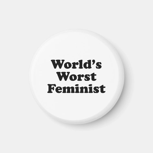 De ergste feministe ter wereld magneet (Voorkant)
