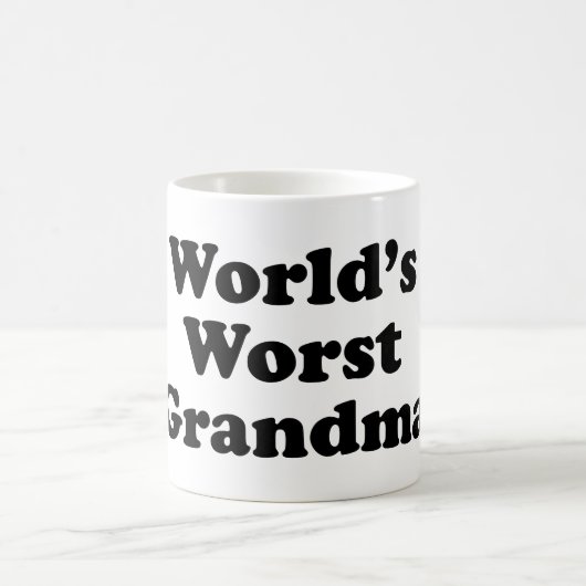 De ergste grootmoeder ter wereld koffiemok (Center)