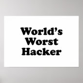 De ergste hacker ter wereld poster (Voorkant)