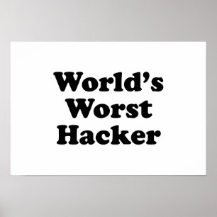 De ergste hacker ter wereld poster
