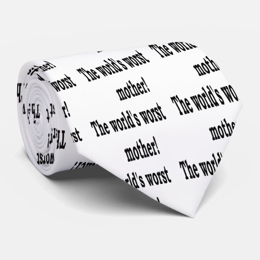 De ergste moeder stropdas (Opgerold)