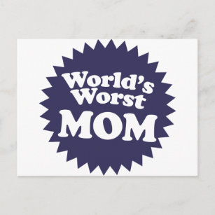 De ergste moeder van de wereld briefkaart