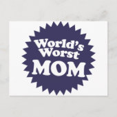 De ergste moeder van de wereld briefkaart (Voorkant)