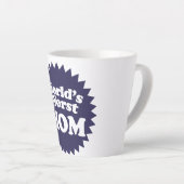 De ergste moeder van de wereld latte mok (Rechterhoek)