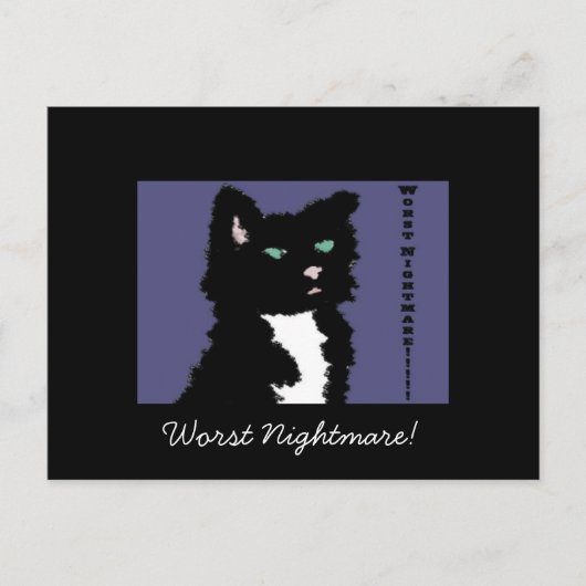 De ergste Nightmare! Briefkaart (Voorkant)