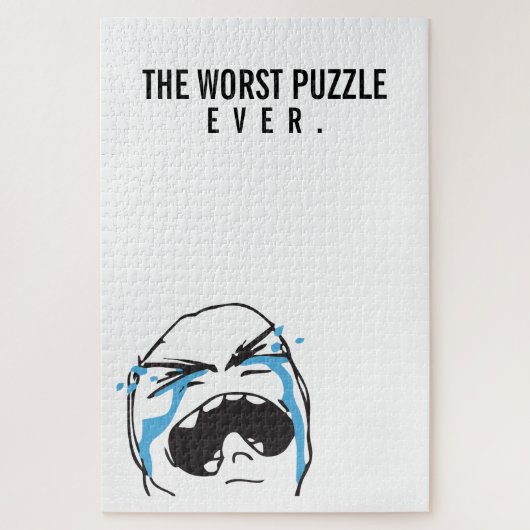 DE ERGSTE PUZZEL OOIT troll grap huilend le-me mem (Verticaal)