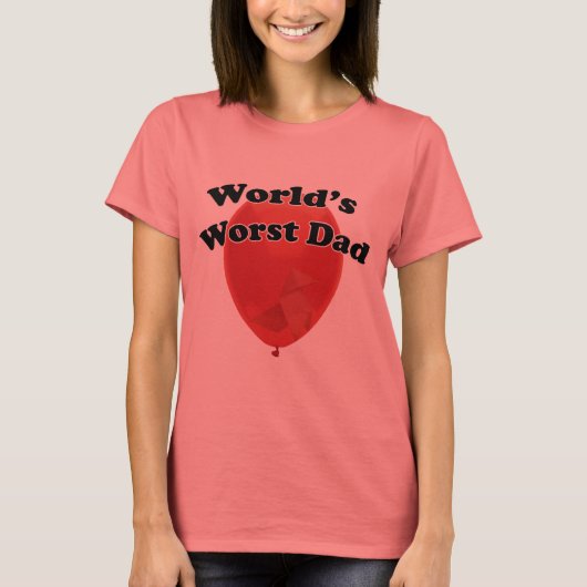 De ergste vader ter wereld t-shirt (Voorkant)