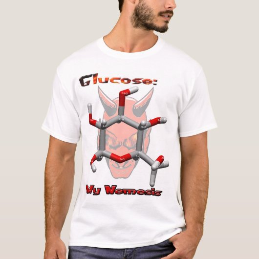 De ergste vijand van een diabeticus t-shirt (Voorkant)