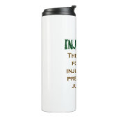 De ergste vorm van onrecht - citaat onrecht thermosbeker (Gedraaid links)