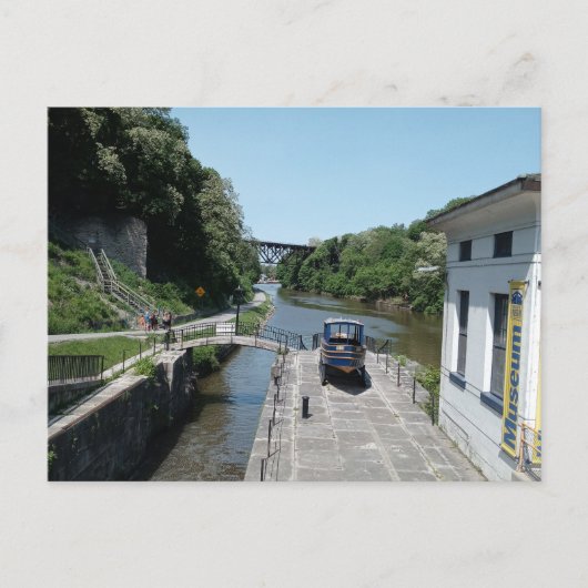 De Erie Canal-ansichtkaart Briefkaart (Voorkant)