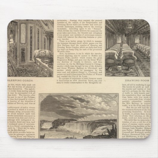 De Erie Railway Muismat (Voorkant)