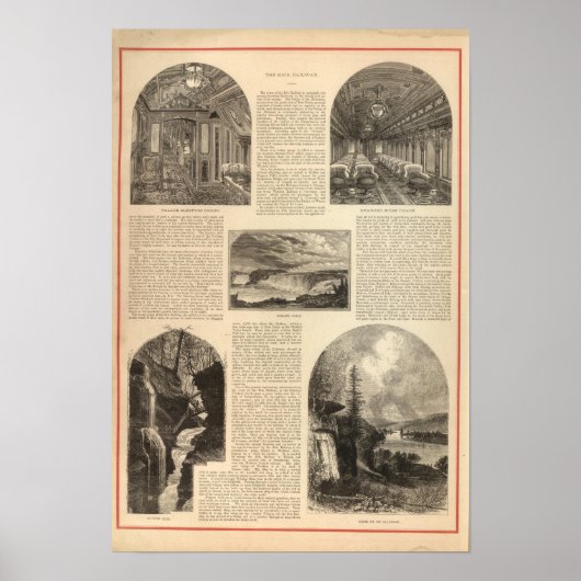 De Erie Railway Poster (Voorkant)