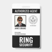 De erkende Veiligheid Badge van de Bedrager van de (Voorkant)