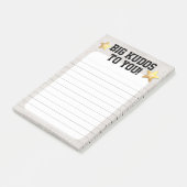 De erkenning van de werknemer na de toekenning van post-it® notes (Schuin)