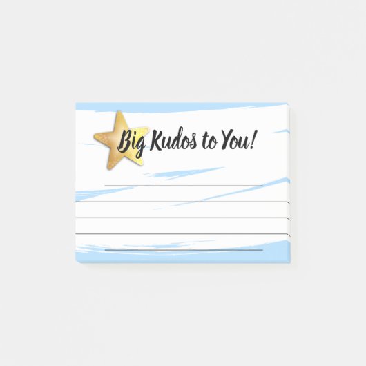 De erkenning van de werknemer na de toekenning van post-it® notes (Voorkant)