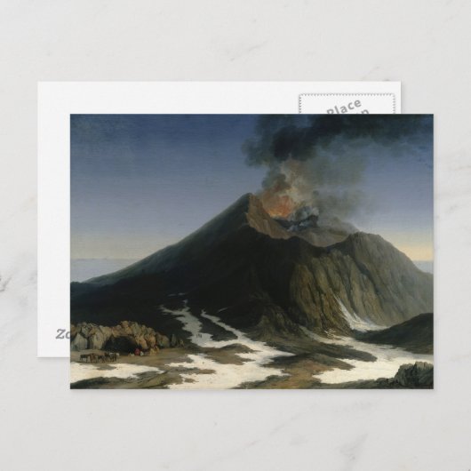 De Eruptie van Etna Briefkaart (Voorkant / Achterkant)